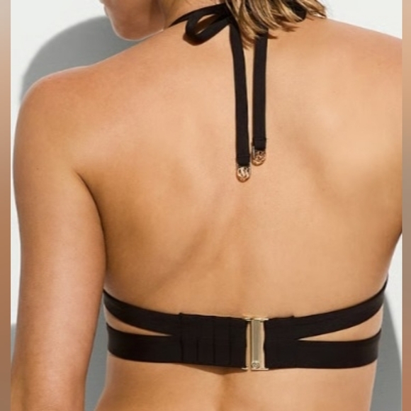 34B/S VS Archives Swim Banded PushUp Bikini Top Brazilian Bikini Set Leopard - Picture 3 of 5